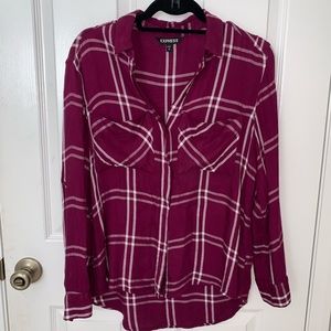 Express button-up flannel